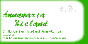 annamaria wieland business card